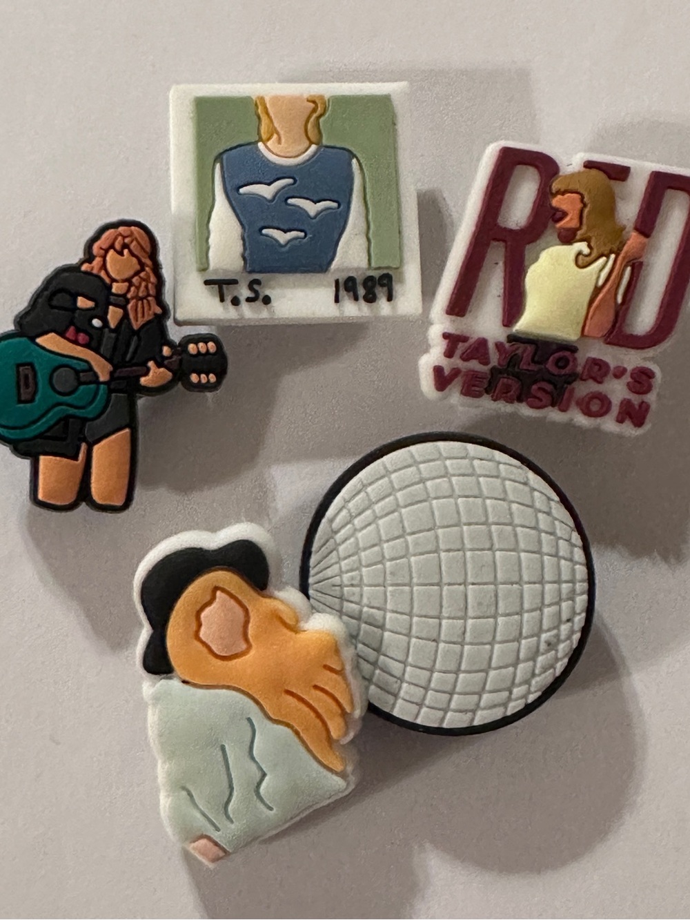 Taylor Swift Inspired CROCS / Shoe Charms – Set of 5 Music Gift Jibbitz-like